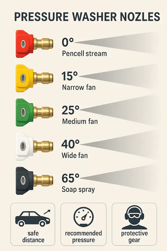High Pressure Nozzles for Car Wash