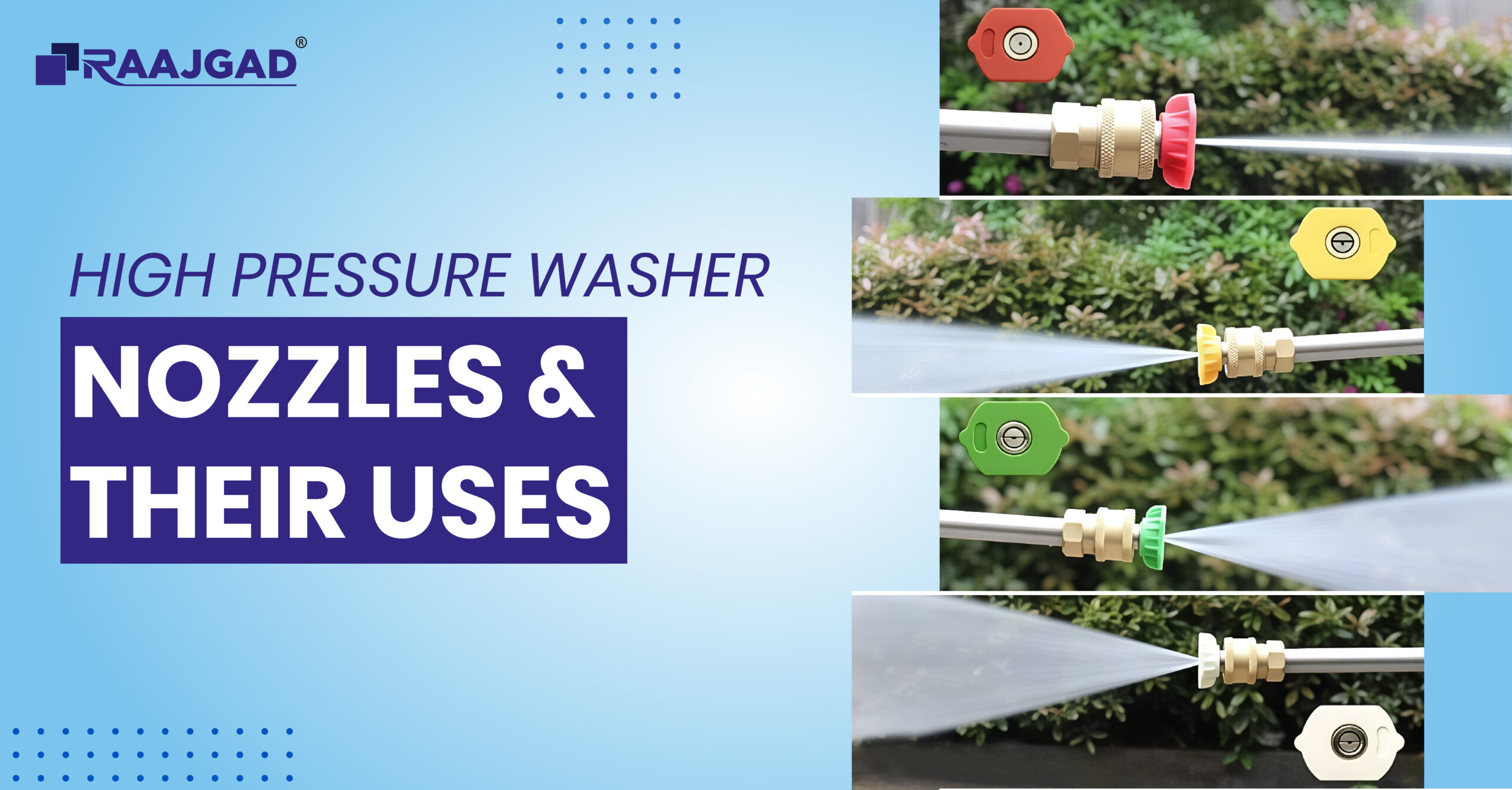 High Pressure Washer Nozzles & Their Uses: A Complete Practical Guide