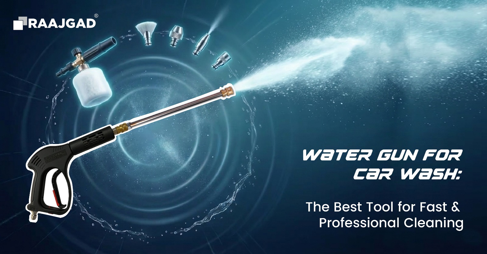 water gun for car wash in home and business purpose.