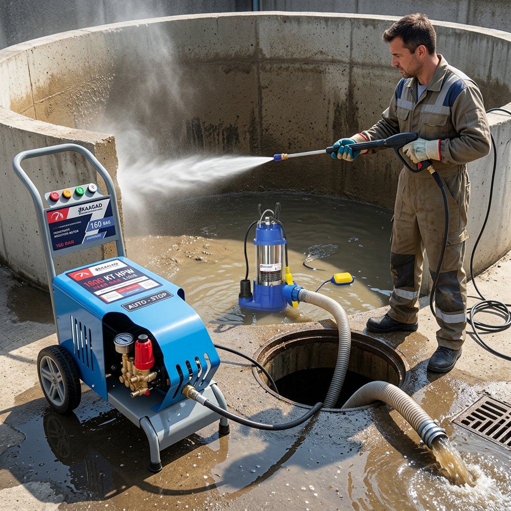 Best water tank cleaning machine for fast and effective underground and overhead tank cleaning