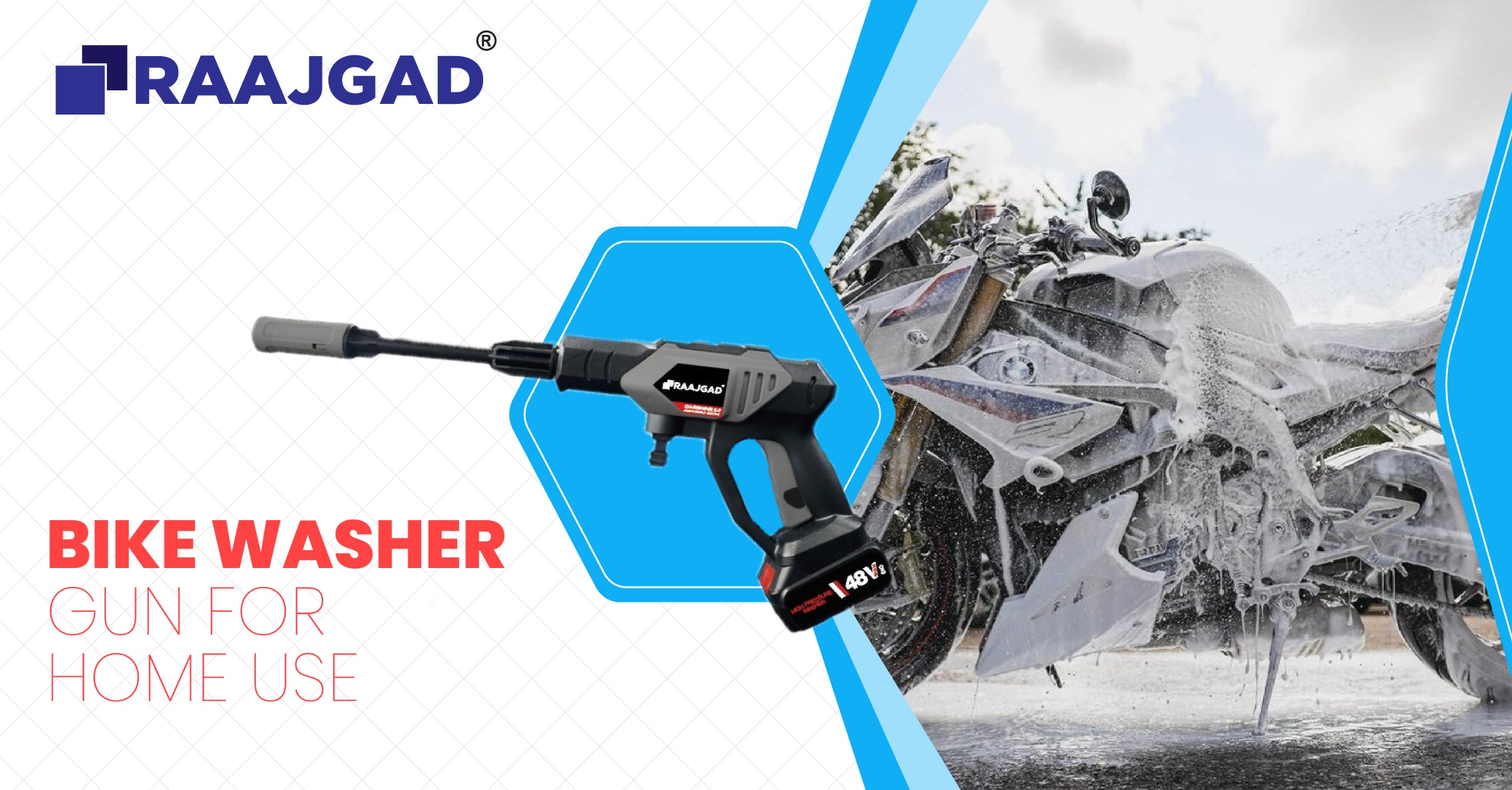 Bike washer gun
