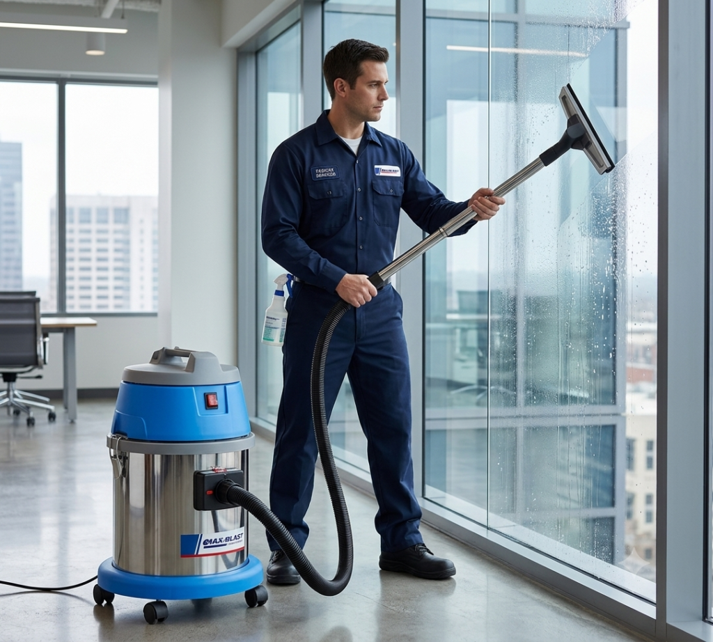 vacuum cleaner for cleaning windows
