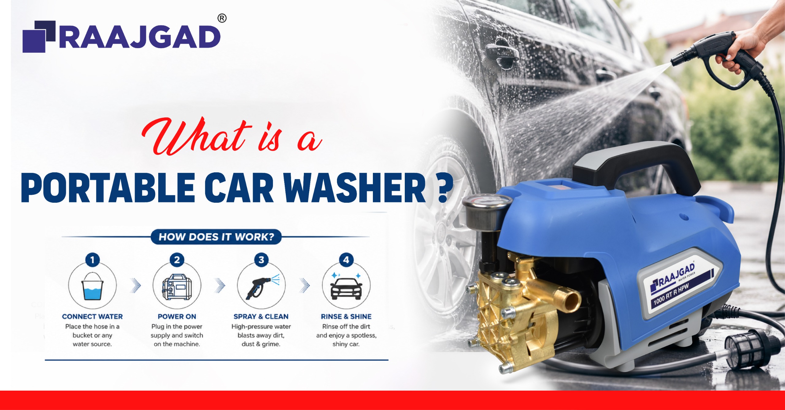Portable Car Washer Machine