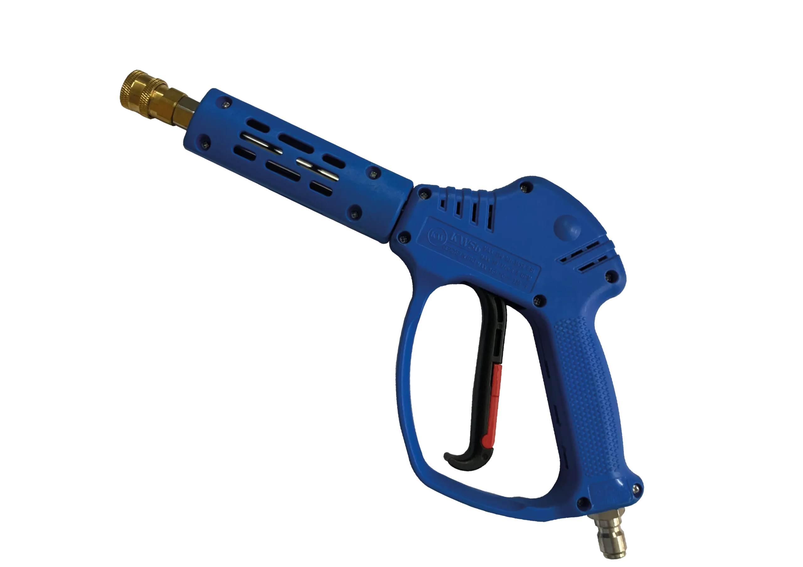 Blue pressure washer gun