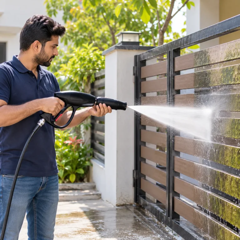 Pressure Washing Gun Application